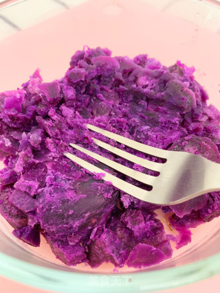 Banana Purple Sweet Potato Balls recipe