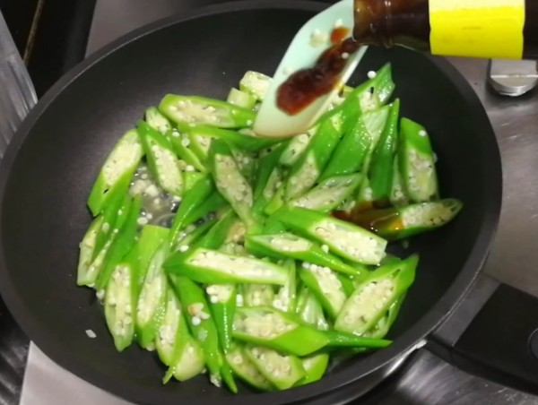 Garlic Okra recipe