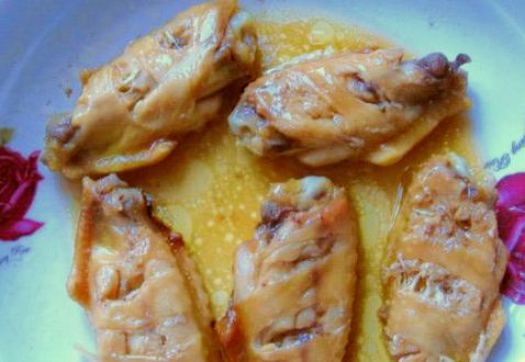 Microwave Honey Sauce Chicken Wings recipe