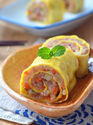 Minced Meat and Egg Rolls recipe