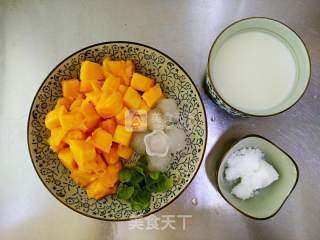 Mango Mint Milkshake recipe