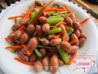 Celery Cold Peanuts recipe