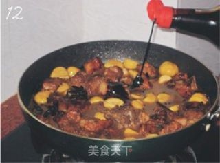 Braised Pork Ribs with Chestnuts recipe