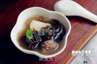 Black Pepper Meatball Seaweed Soup recipe