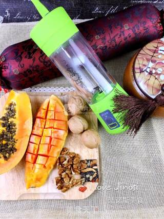 [papaya and Walnut A 㬵 Juice] Winter Health Care for Women, Genus Delicacy You Know recipe