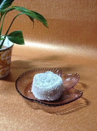Shredded Coconut Mung Bean Cake