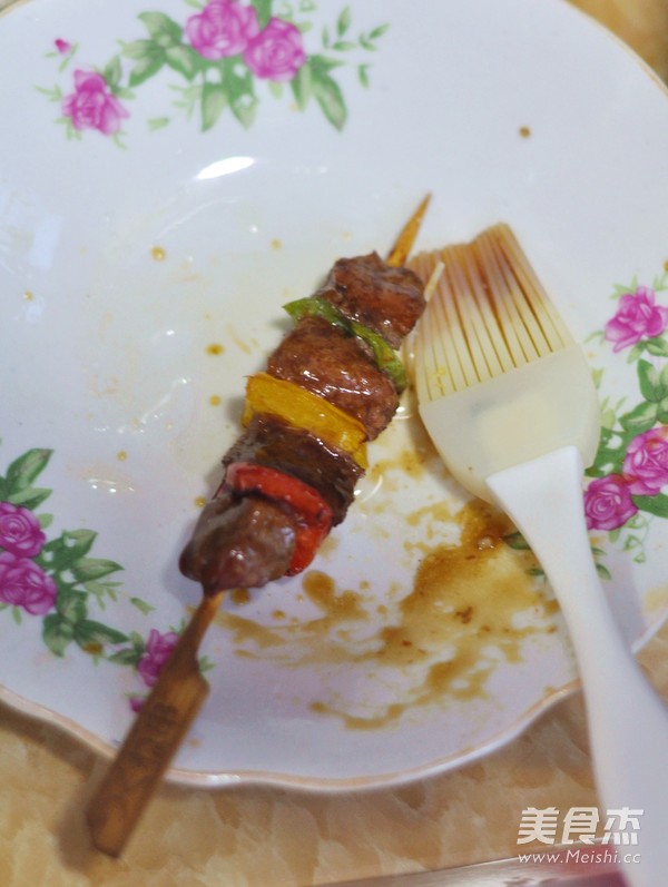 Bell Pepper Beef Skewers recipe