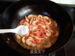 Braised Sea Prawns with Tomato recipe