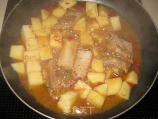 Pork Ribs Stewed Potatoes recipe