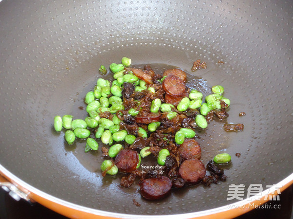 High-speed Way, Braised Rice with Dried Plums and Sausages recipe