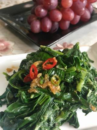 Steamed Sweet Potato Leaves recipe