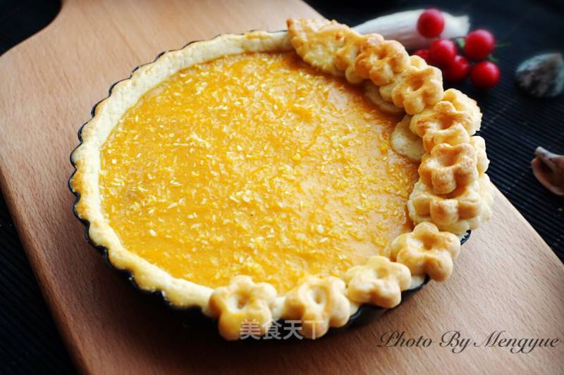 #aca烤明星大赛# Coconut Pumpkin Pie recipe