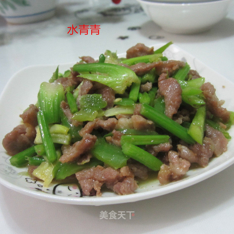 Celery Shredded Pork recipe