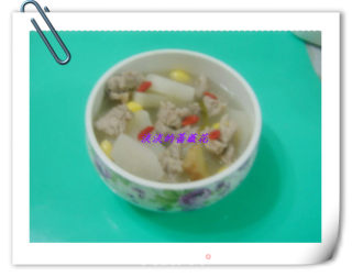 Good News for Cardiopulmonary Patients---radish, Wolfberry, Almond and Pig Lung Soup recipe