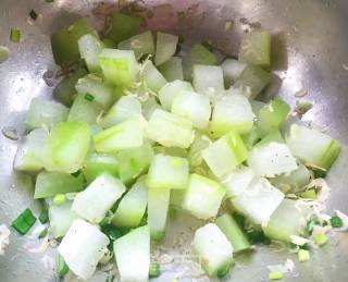 Shrimp Skin Mixed with Winter Melon recipe