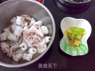 Squid with Wasabi recipe