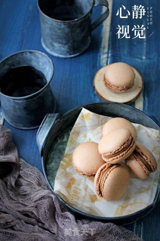 Cocoa Coffee Macaron recipe