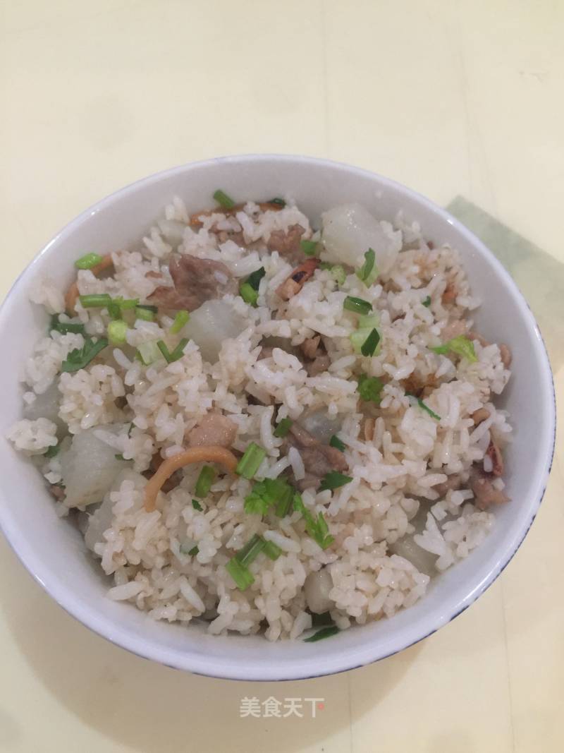 White Radish Rice recipe