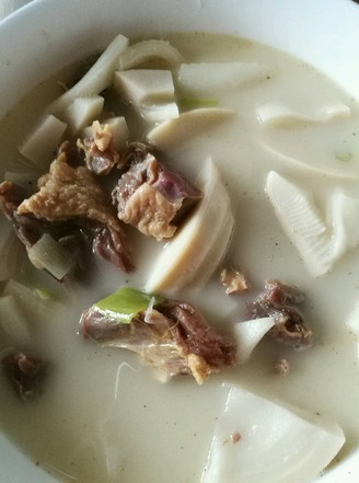 Cured Duck and Bamboo Shoot Soup