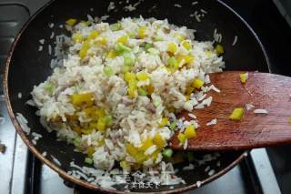 Bell Pepper Beef Fried Rice recipe