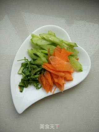 Cucumber Tossed Ears recipe