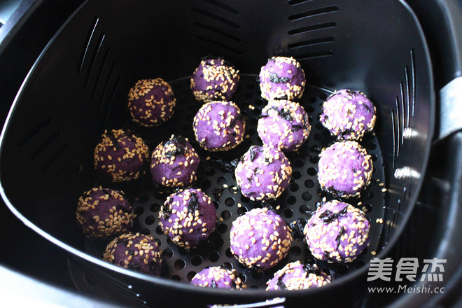 Cheese Purple Potato Balls recipe