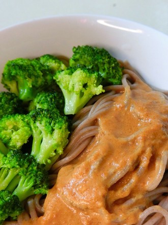 Broccoli Peanut Butter Noodles recipe