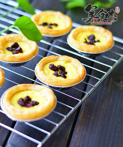 Flying Cake Version Portuguese Fruity Egg Tart recipe