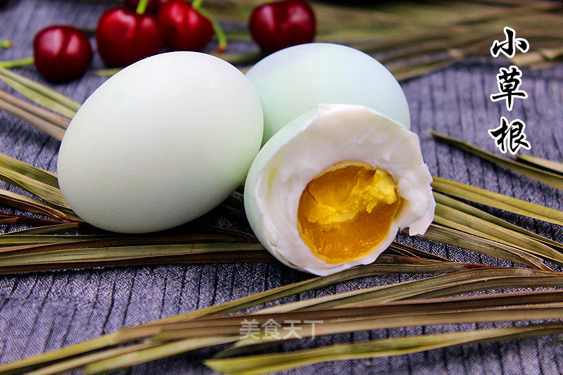 Salted Duck Eggs Marinated in Liquor recipe