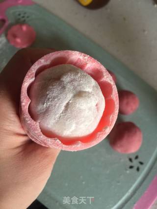 Chestnut Kidney Bean Snowy Mooncake recipe