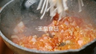 Enoki Mushroom in Tomato Sauce recipe