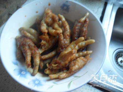 Tiger Skin and Chicken Claws recipe