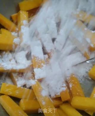 Pumpkin Strips with Egg Yolk recipe