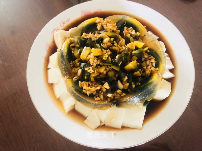 Preserved Egg Tofu (songhua Egg Tofu) recipe