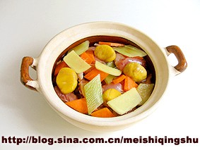 Chestnut Chicken Ball Soup recipe