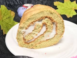 Matcha Taro Cake Roll recipe