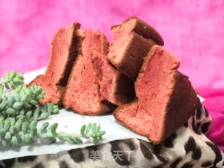 Red Yeast Chiffon Cake Block recipe