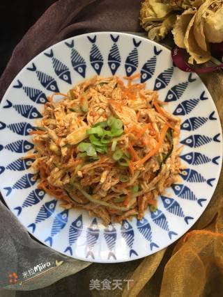 Spicy Shredded Chicken recipe