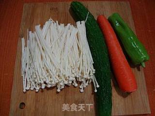 Refreshing Small Cold Dish---------【lao Mixed Enoki Mushroom】 recipe