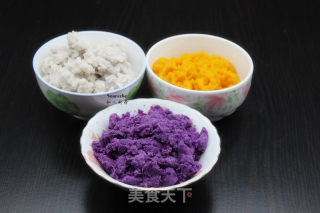 Colorful Taro Balls recipe