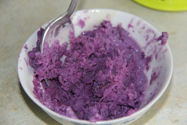 Banana Purple Potato Boat recipe