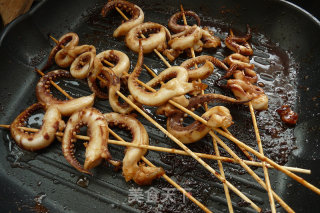 Stir-fried Squid with Sauce recipe