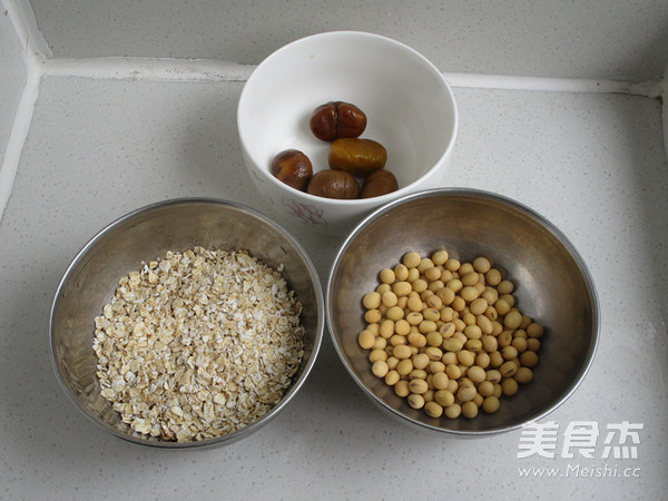 Chestnut Oat Soy Milk recipe