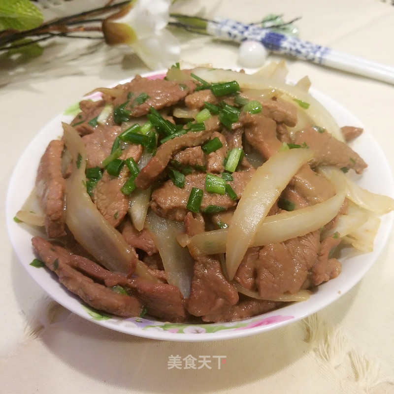 Fried Beef with Onion and Cumin recipe