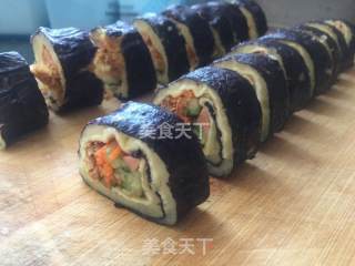 High-fiber Mashed Potato Sushi recipe