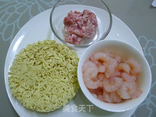 Instant Noodles Shrimp Balls recipe