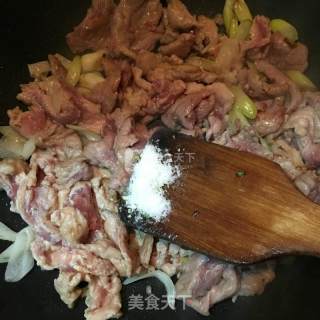 Scallion Pork Slices recipe