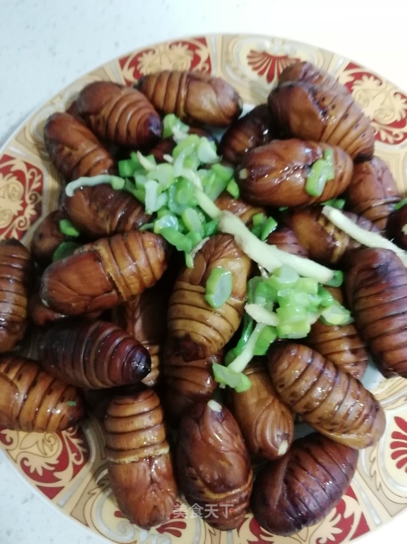 Mixed Silkworm Pupa recipe