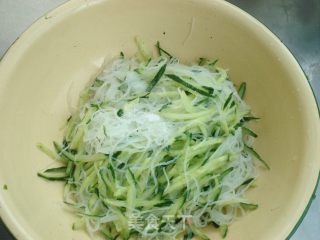Cucumber Mixed Vermicelli recipe