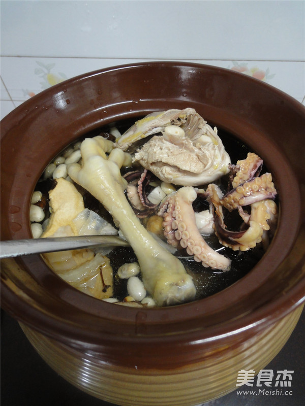 Octopus Partridge Qushi Soup recipe